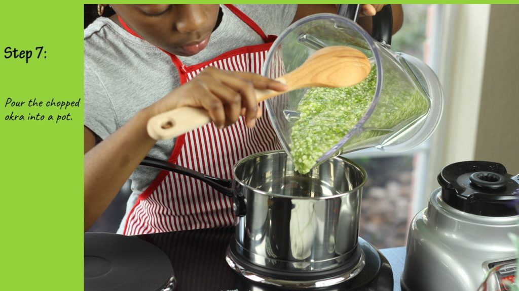 Fresh Okra Soup Yoruba for Kidz